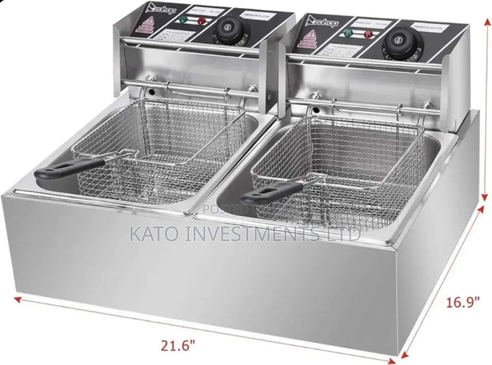 Pixel Px-Yf82 Double Deep Fryer