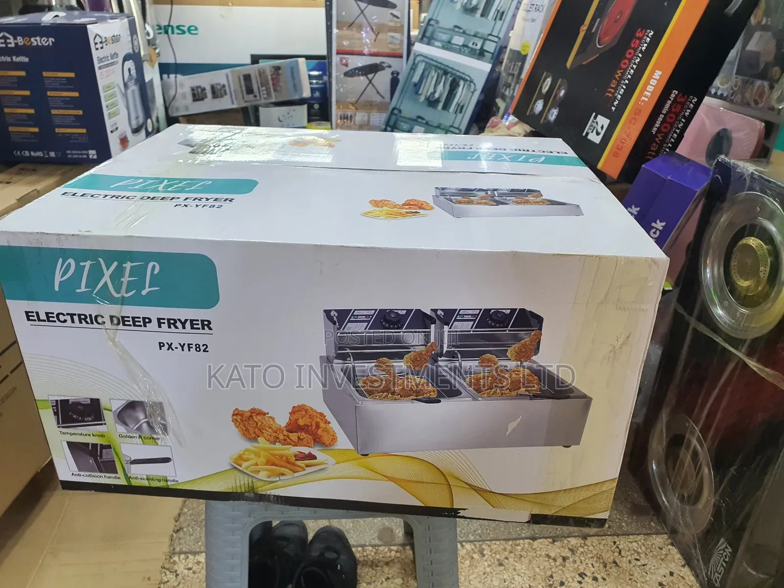 Pixel Px-Yf82 Double Deep Fryer