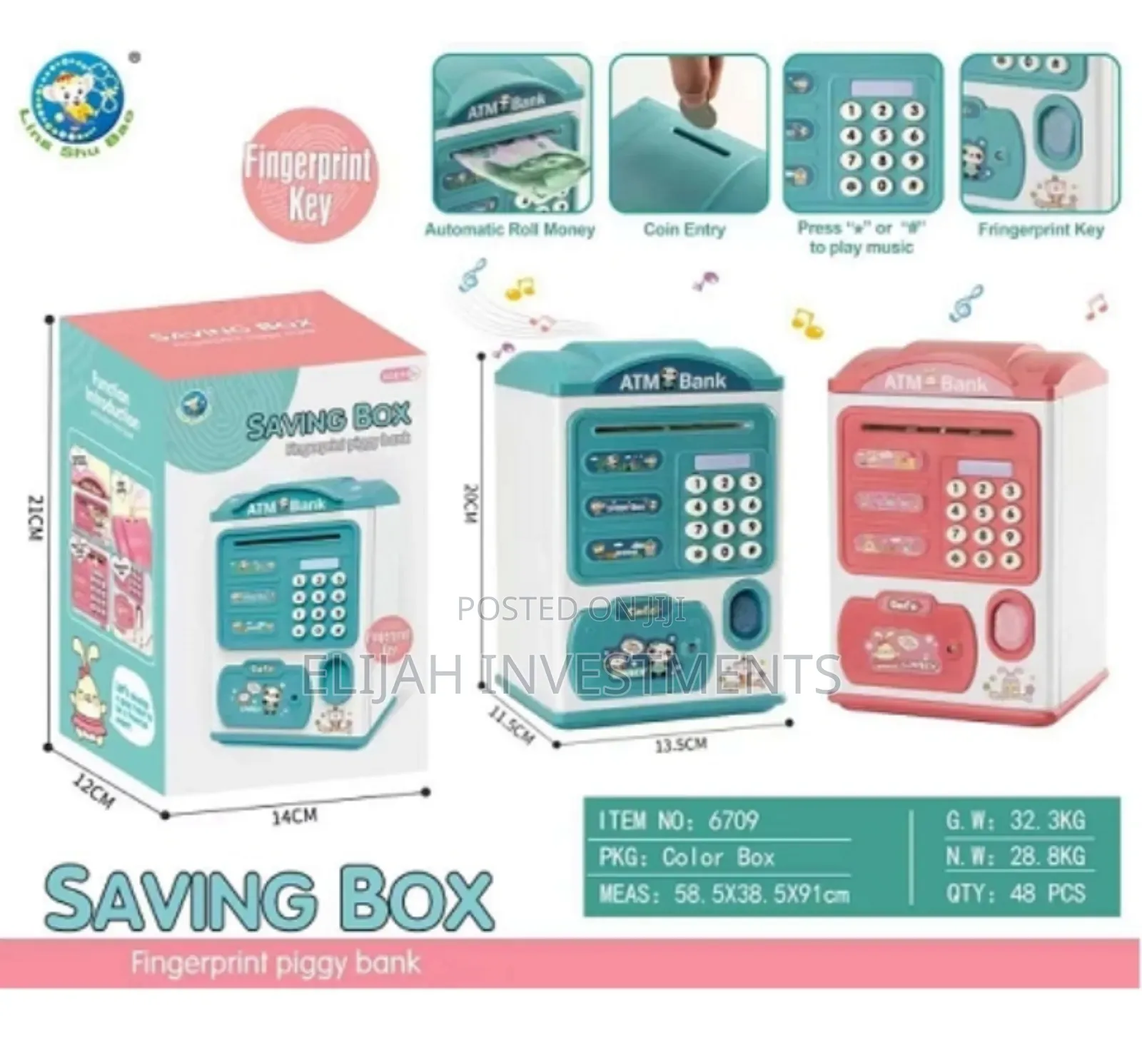 Password Safe Money Bank Toys