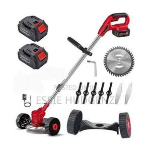 Photo - Lawn Mover, Grass Cutter With Rechargeable Batteries