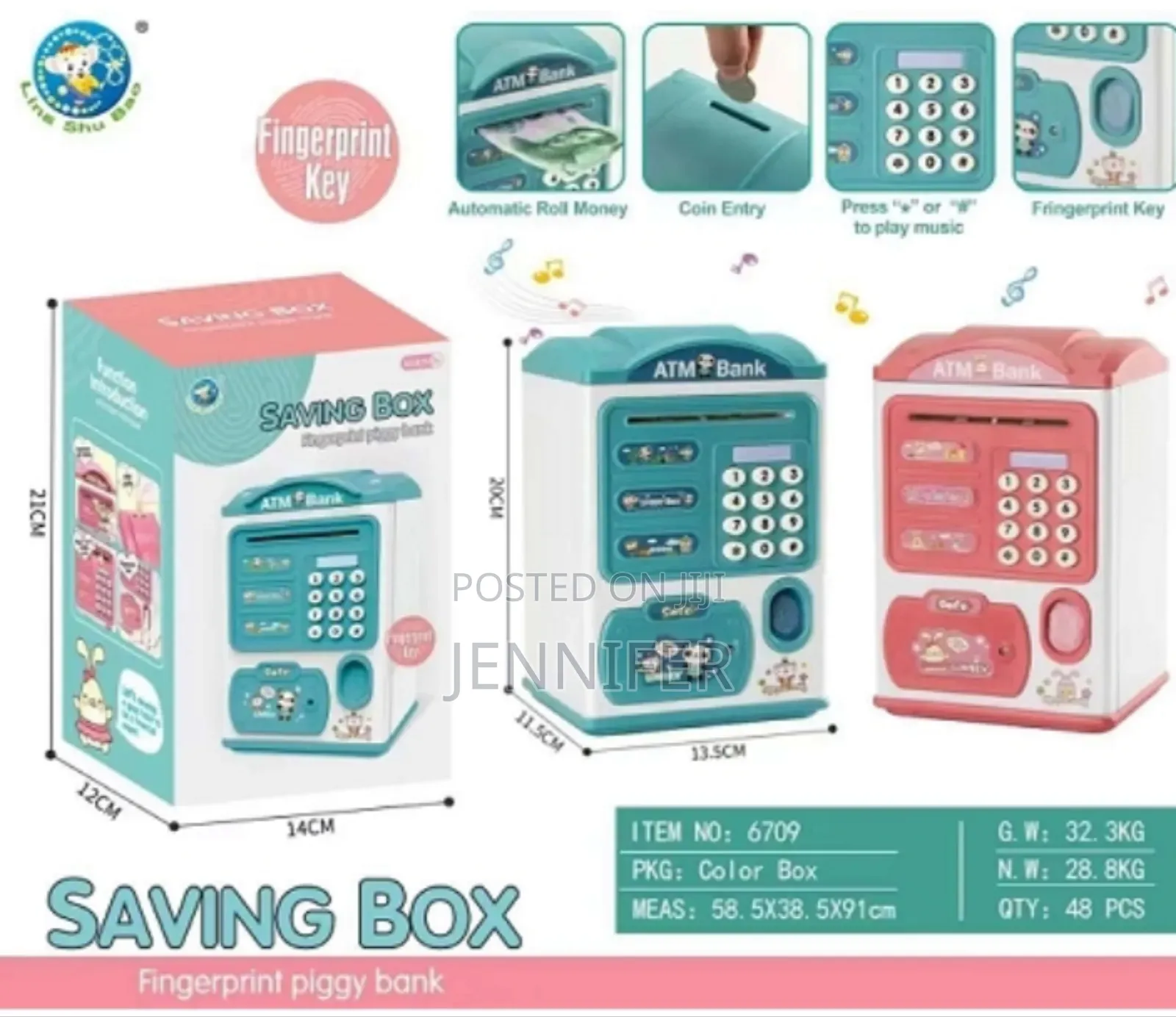 Password Safe Money Bank Toys
