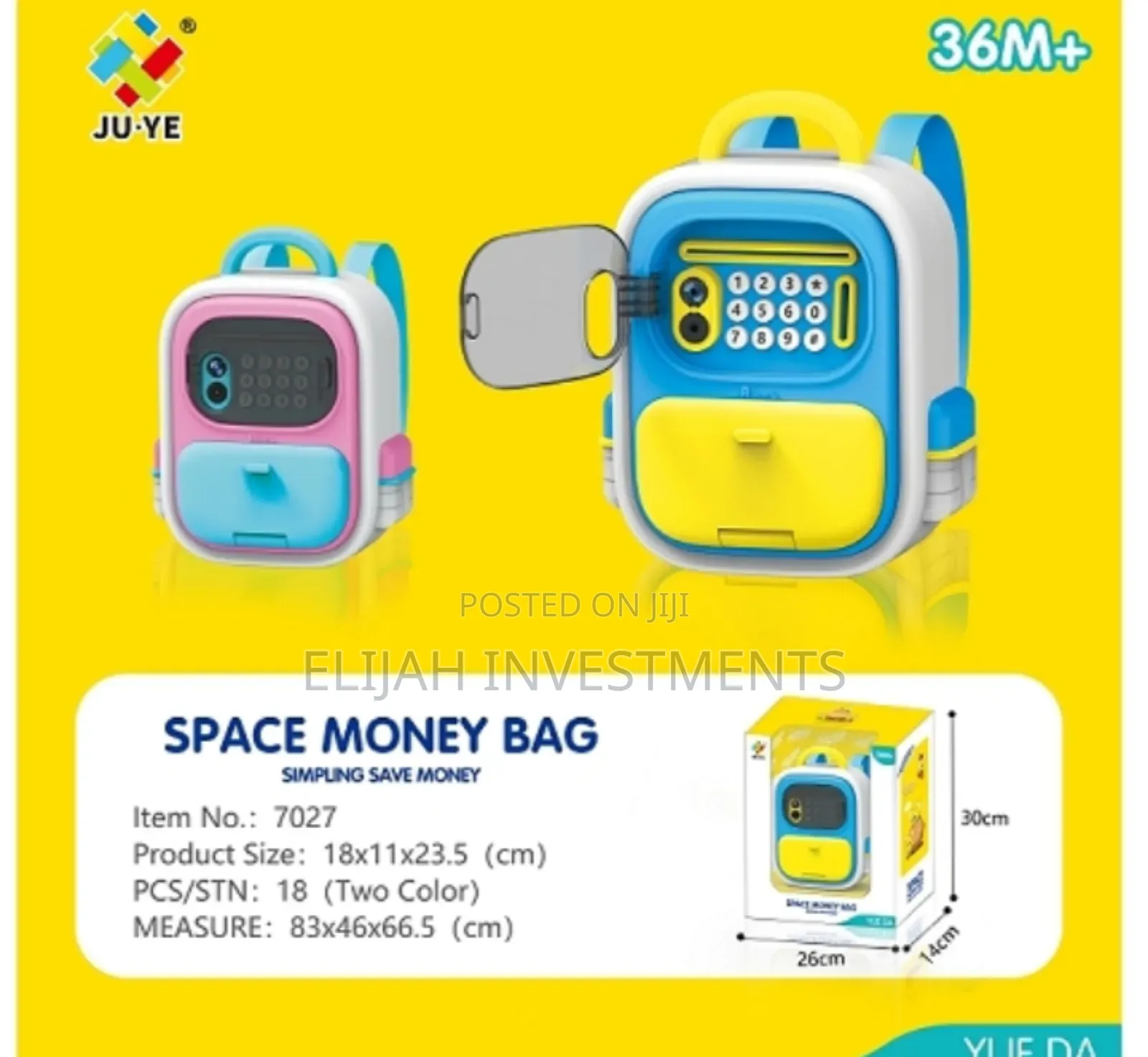 Bank Fingerprint and Password Money Saving Box for Kids