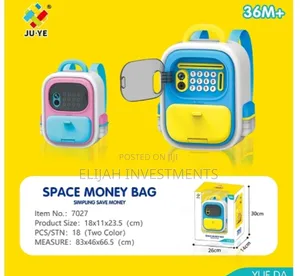 Bank Fingerprint and Password Money Saving Box for Kids