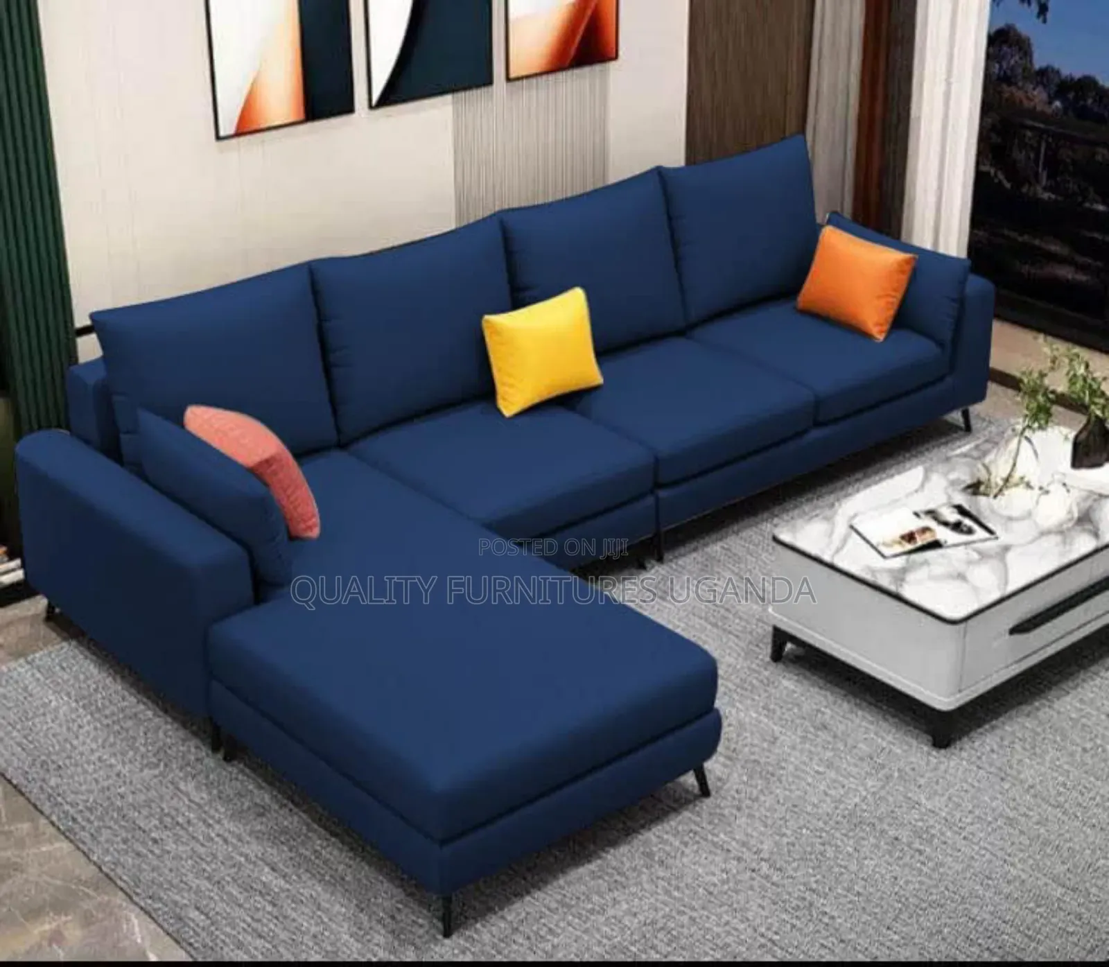 6 Sitter L Shape Set for Living Room