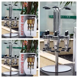 New 6 Bottle Holder Bar Butler