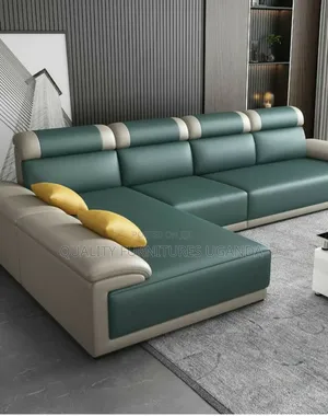 Mixed Leathered Sofa Bed