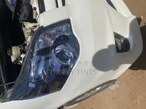 The Car Blue Head Lamp Stickers