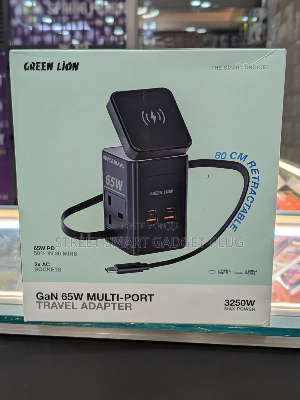 Green Lion 65watts Multi Port Travel Adapter
