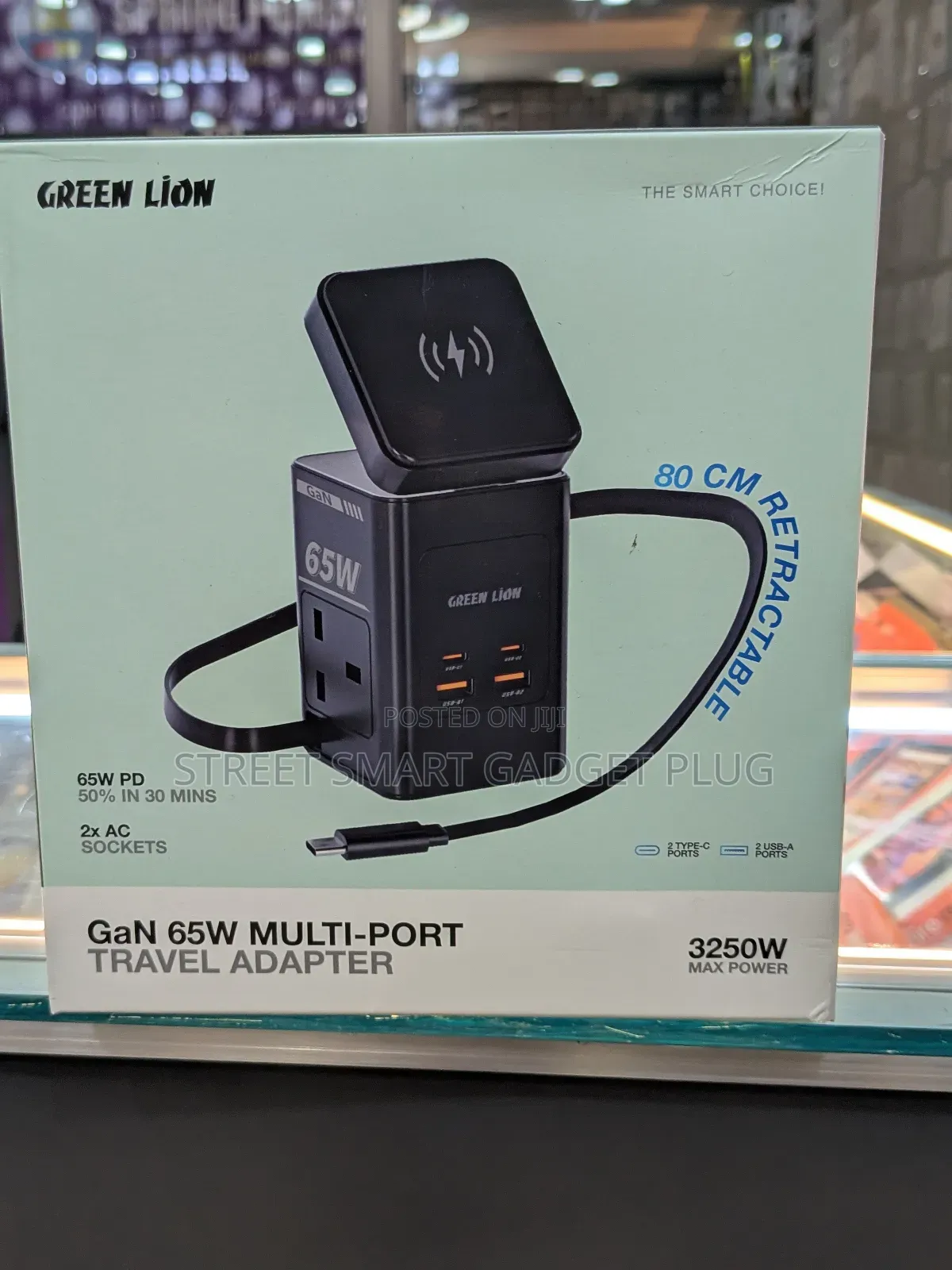 Green Lion 65watts Multi Port Travel Adapter