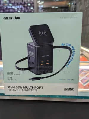Green Lion 65watts Multi Port Travel Adapter