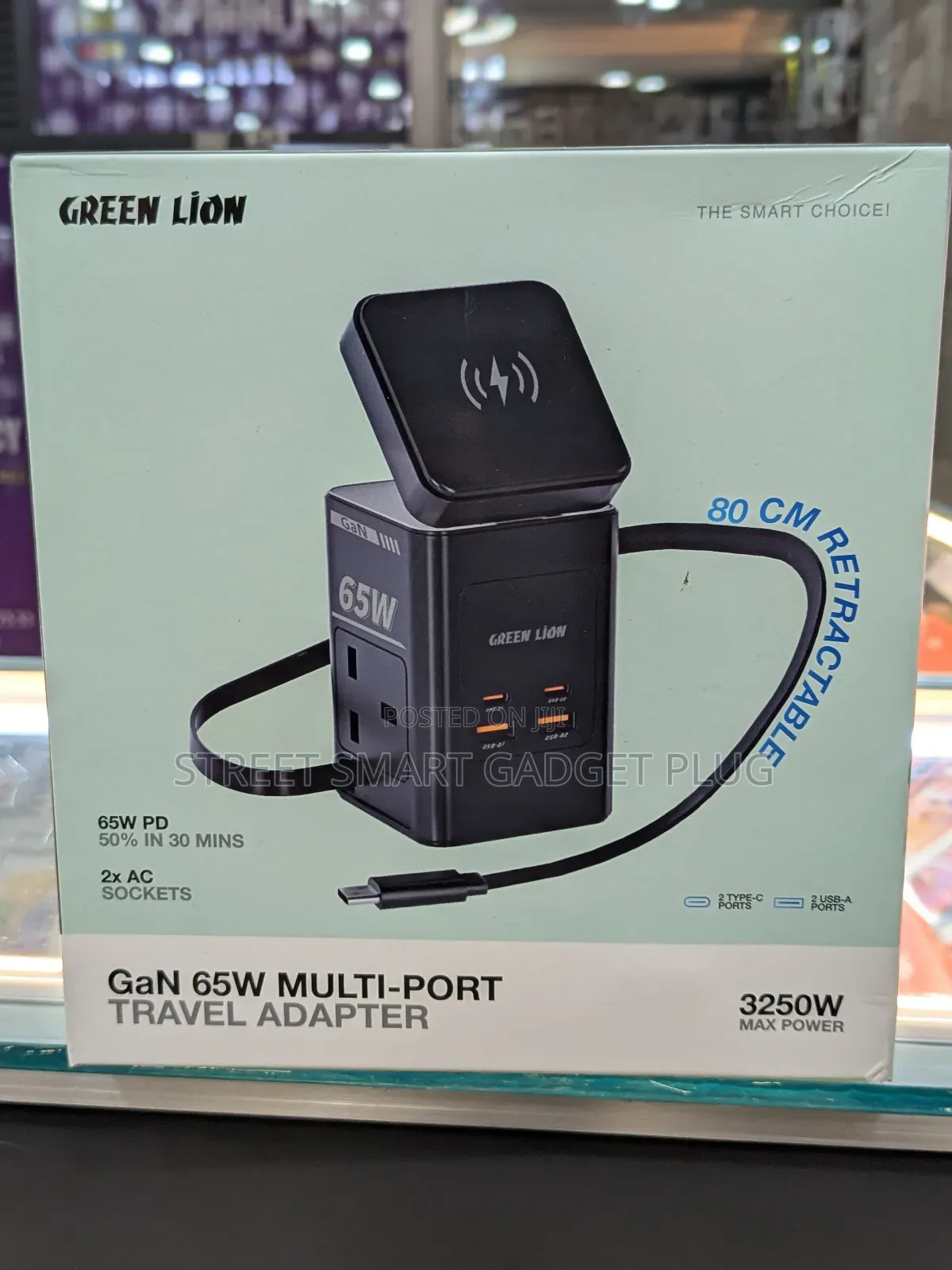 Green Lion 65watts Multi Port Travel Adapter