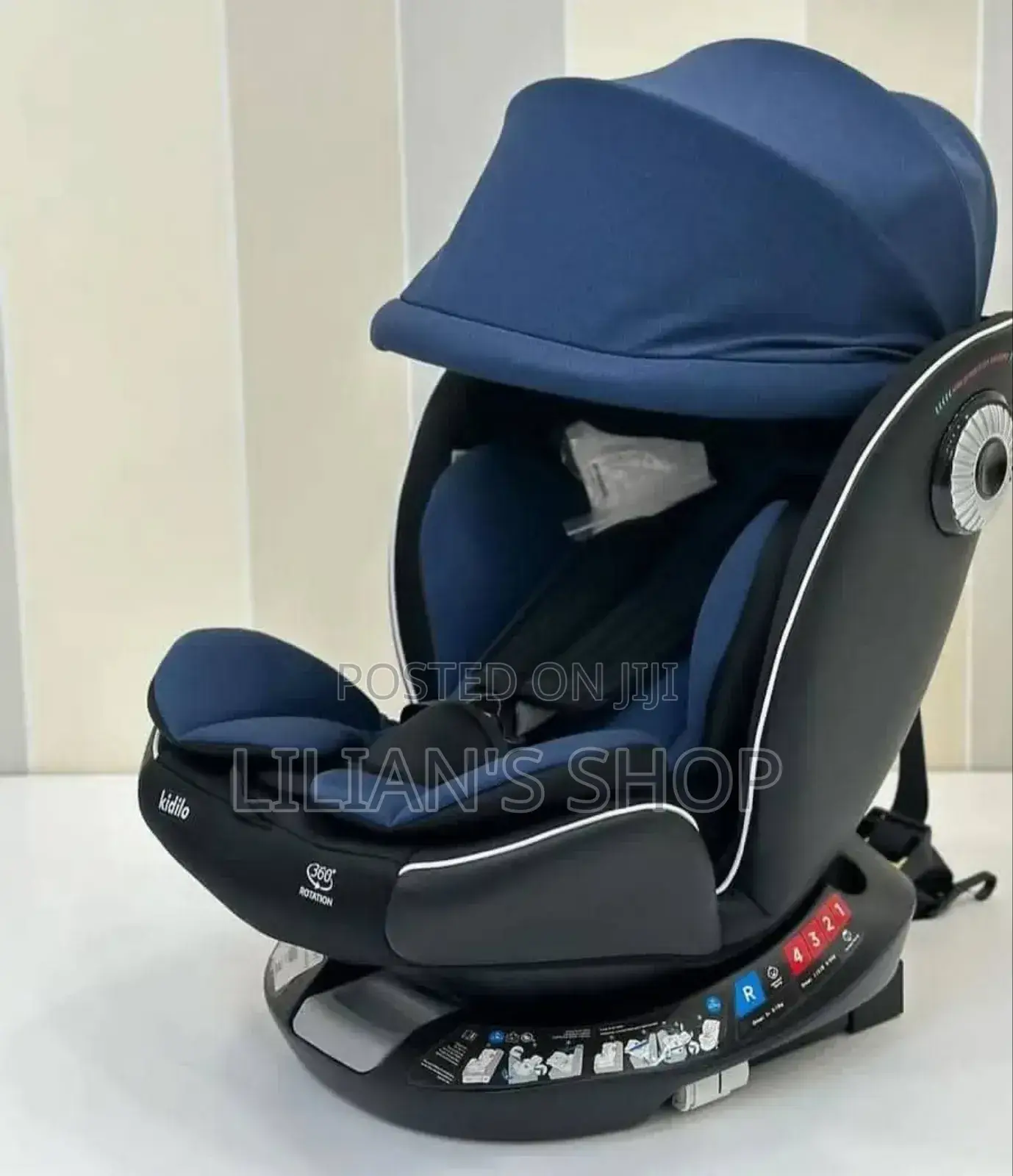 Kidilo 360 Degrees Isofix Car Seat