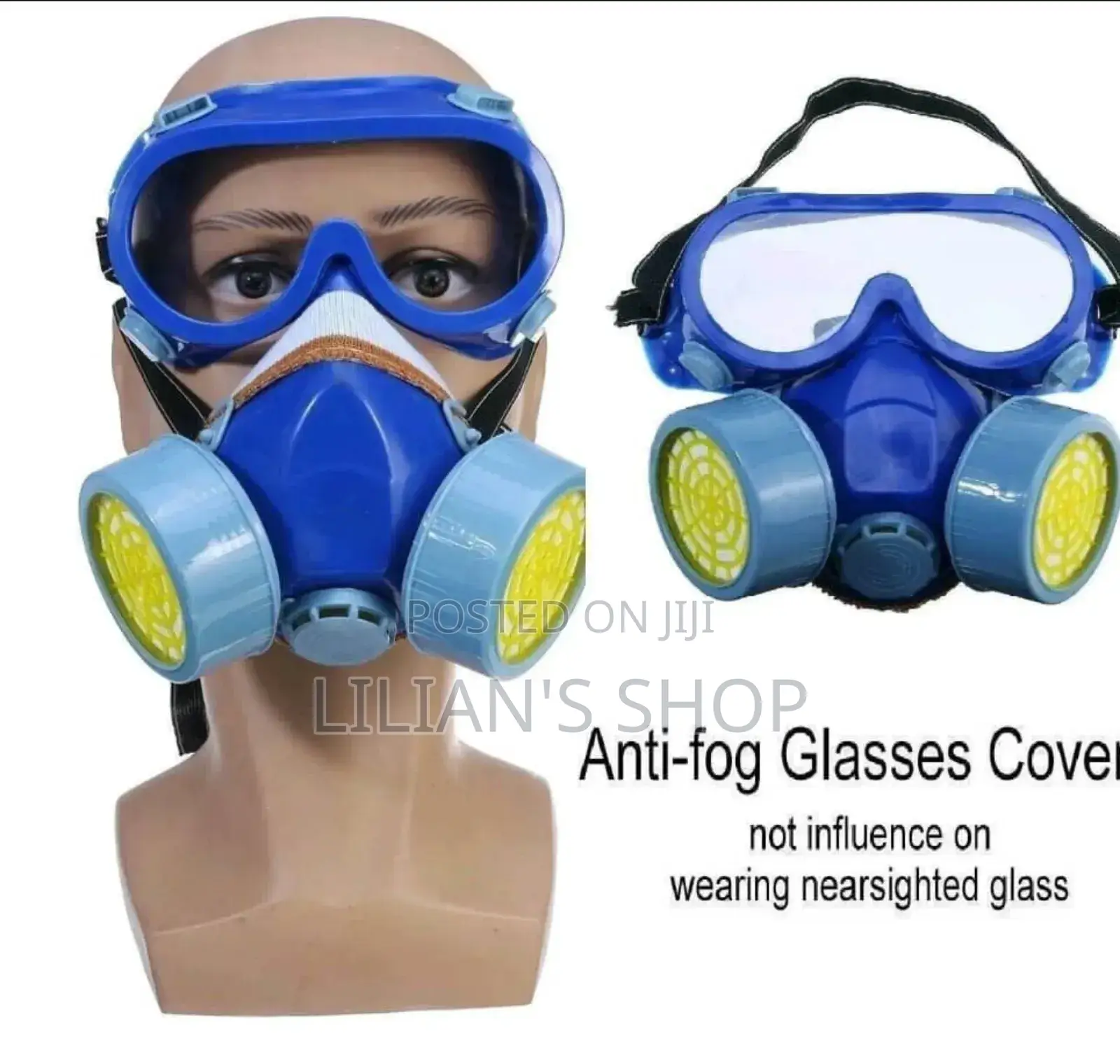 Anti Dust Protect Industrial Mask With Air Filters Etc