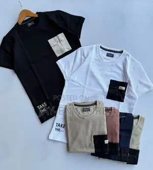 Round Neck Tshirts With Pockets