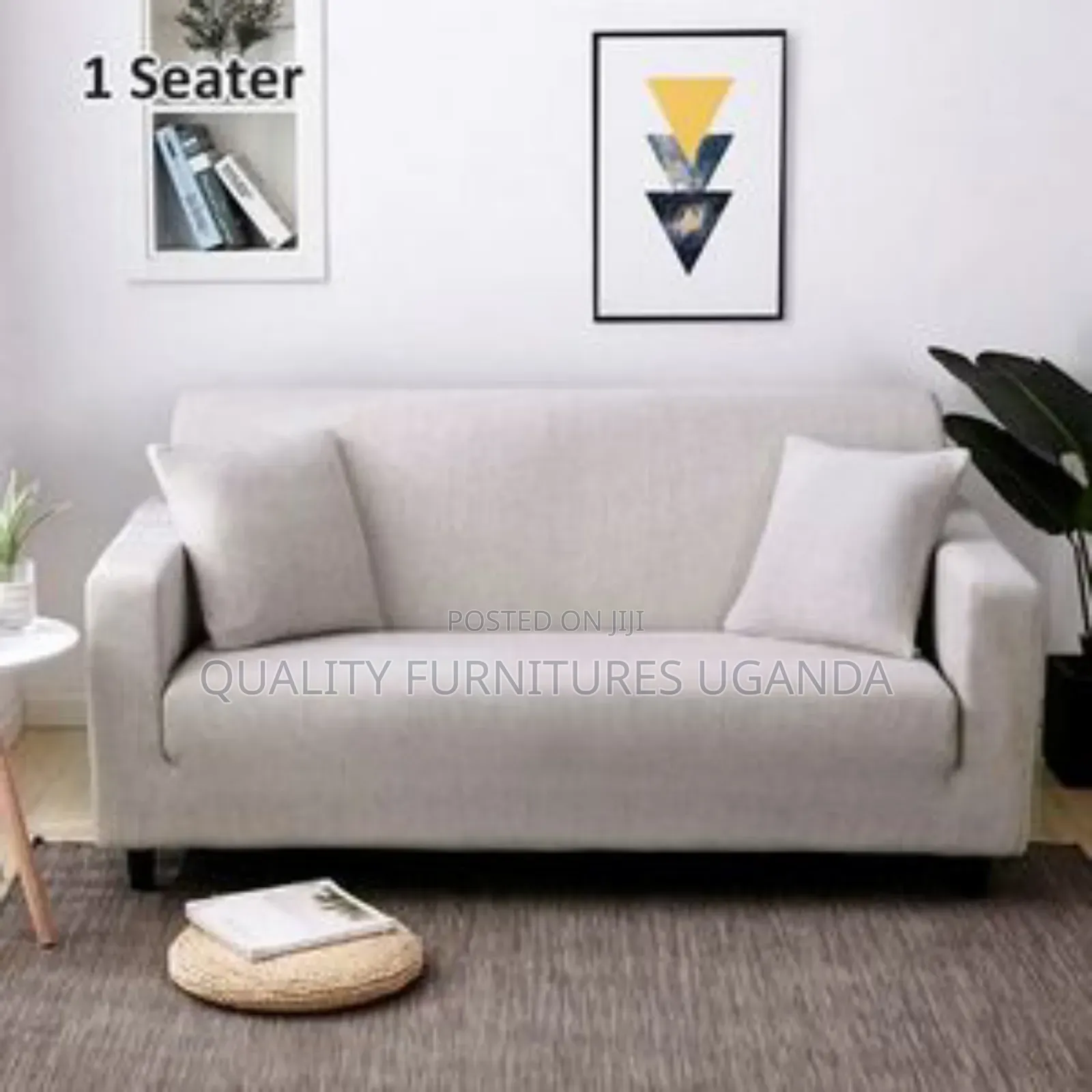 Off White Classic 2 Seater