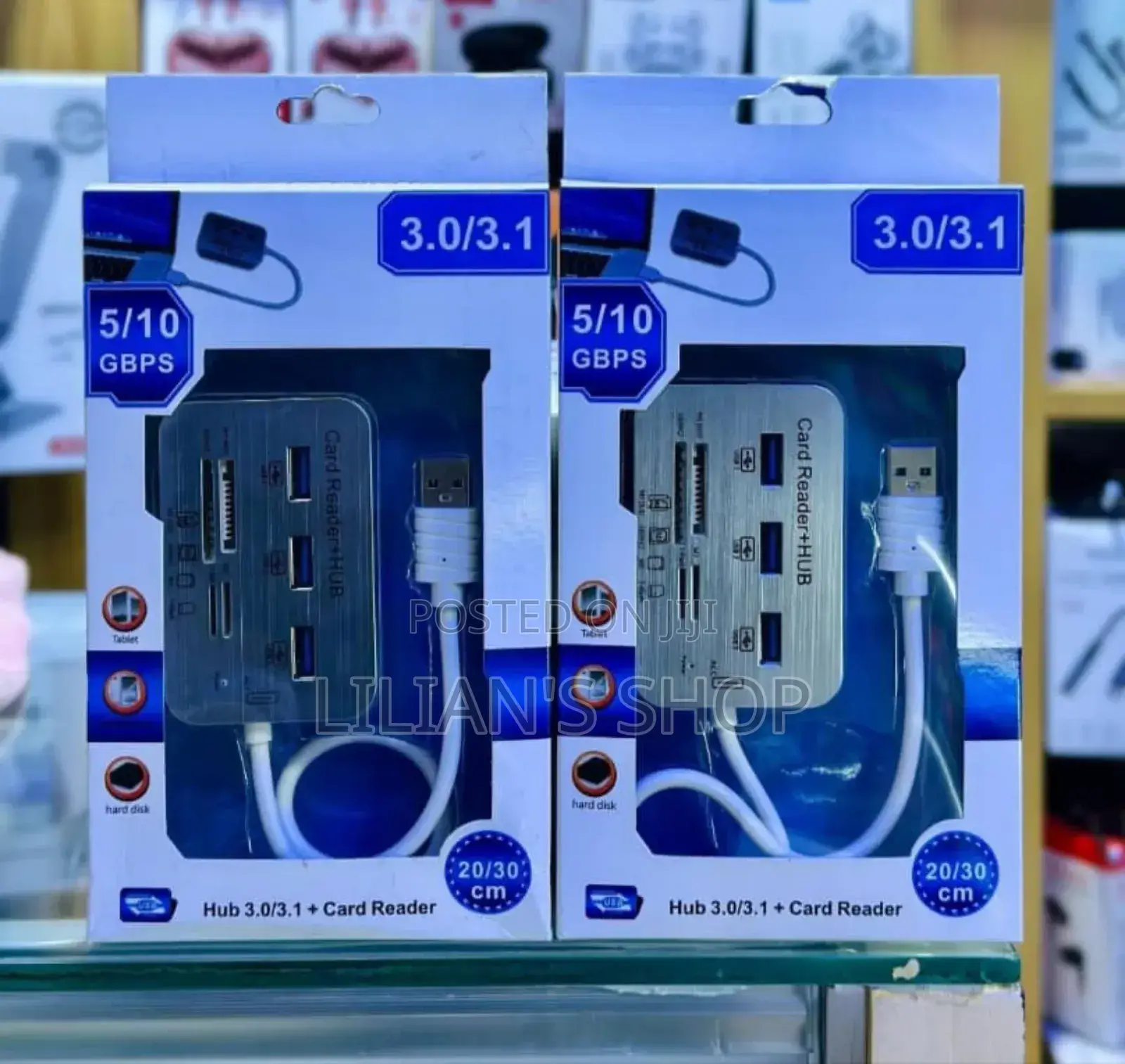 Card Reader + Hub 3.0 for Pc Laptops