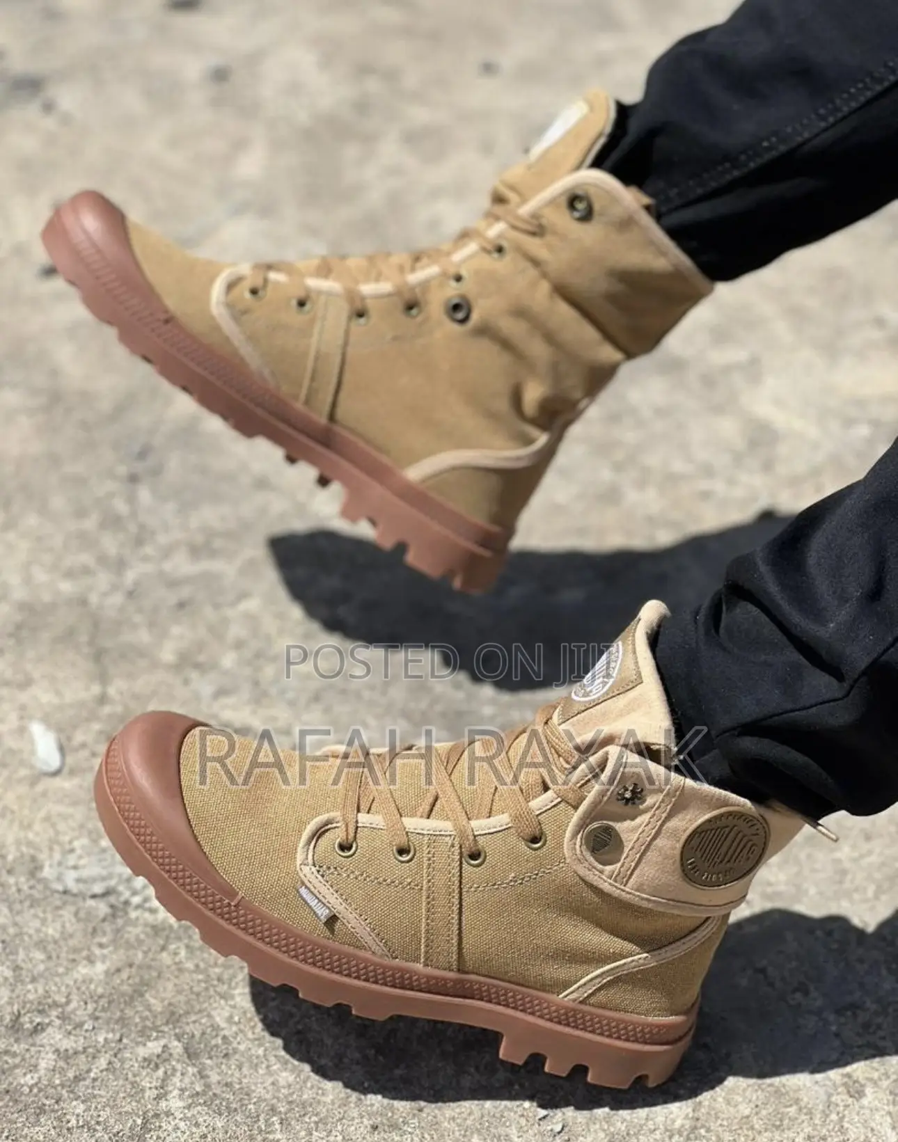 Original Brown Outdoor Casual Palladium Boots