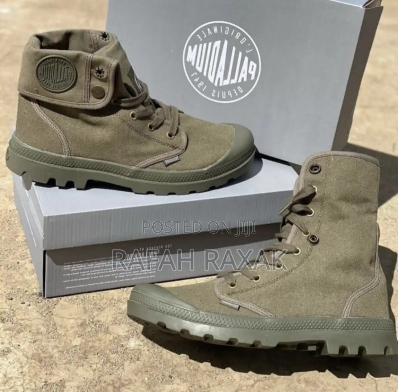 Original Army Green Outdoor Casual Palladium Boots