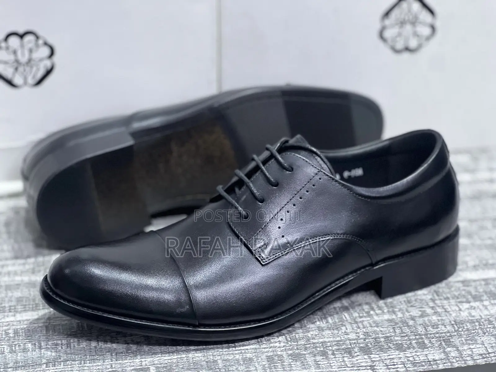 Men’S Classy Black Renato Castello Formal/Gentle Office Shoe