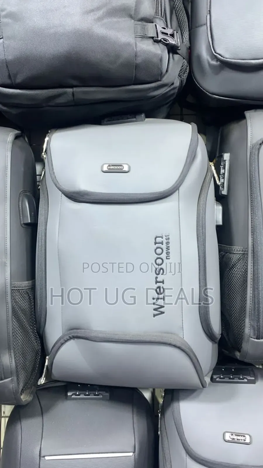 Wiersoon Business Laptop Backpack, Travel Backpack - Gray