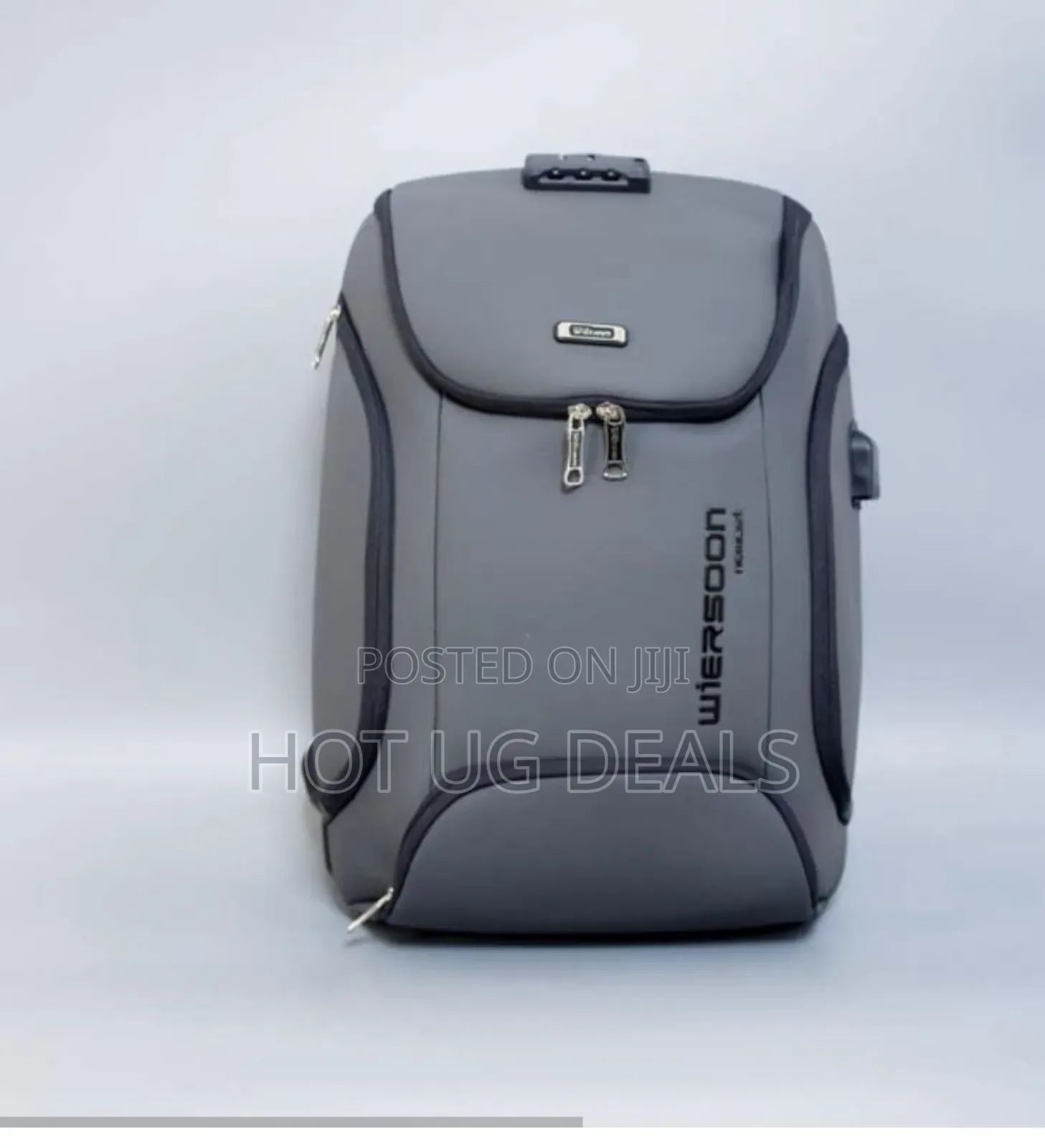 Wiersoon Business Laptop Backpack, Travel Backpack - Gray
