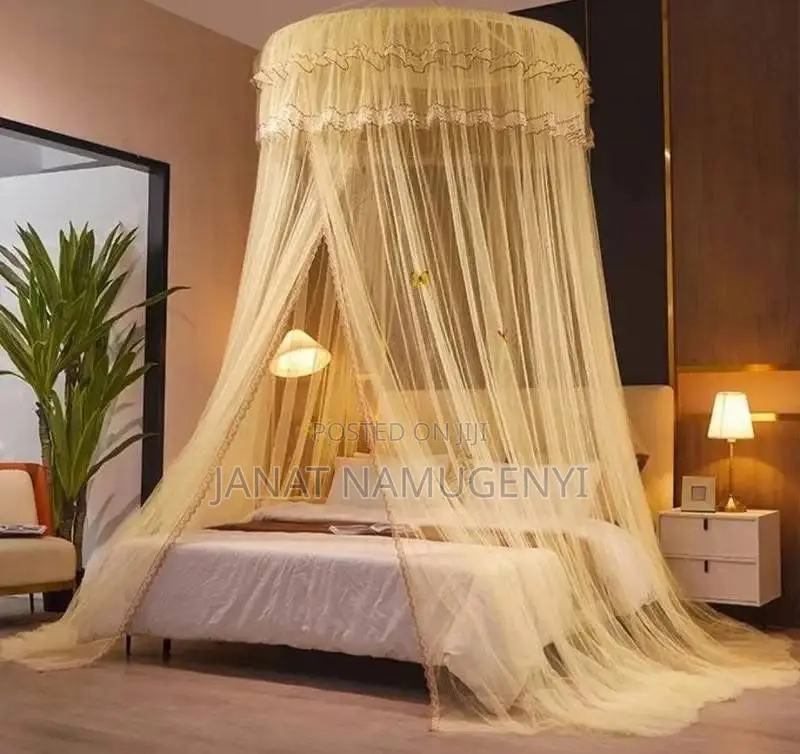 Cream Round Net