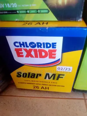 26ah Chloride Exide Solar Battery