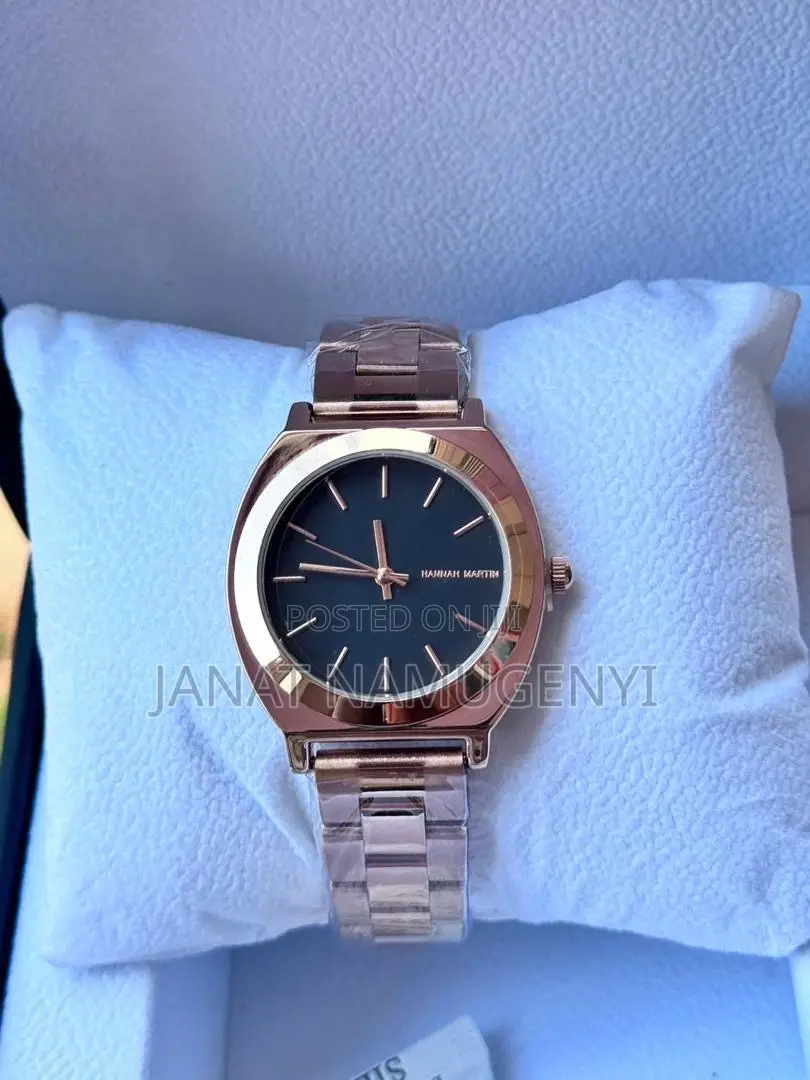 Golden Stainless Steel Hannah Martin Watch