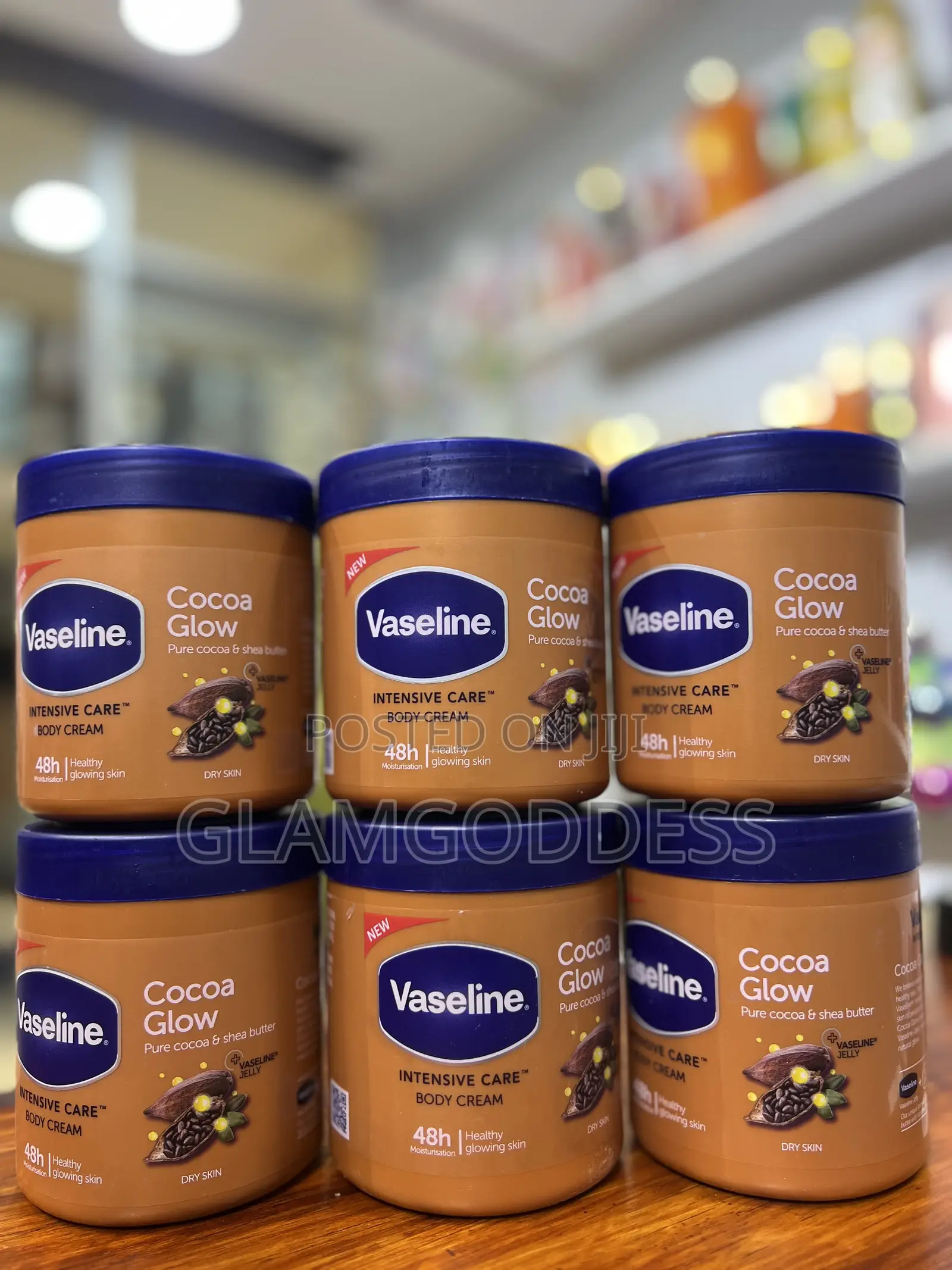 Vaseline Cocoa Glow Dry Skin Repair Cream