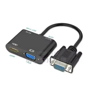 Vga to Hdmi + Vga Adapter