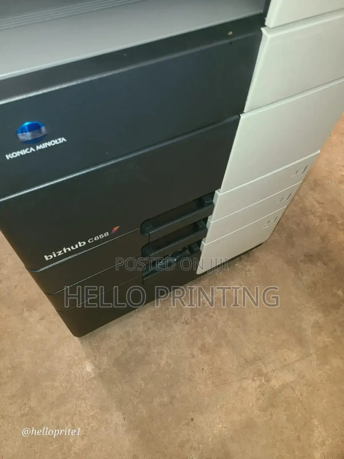 Bizhub C658 Print All Colors, Scan to Email New Stock