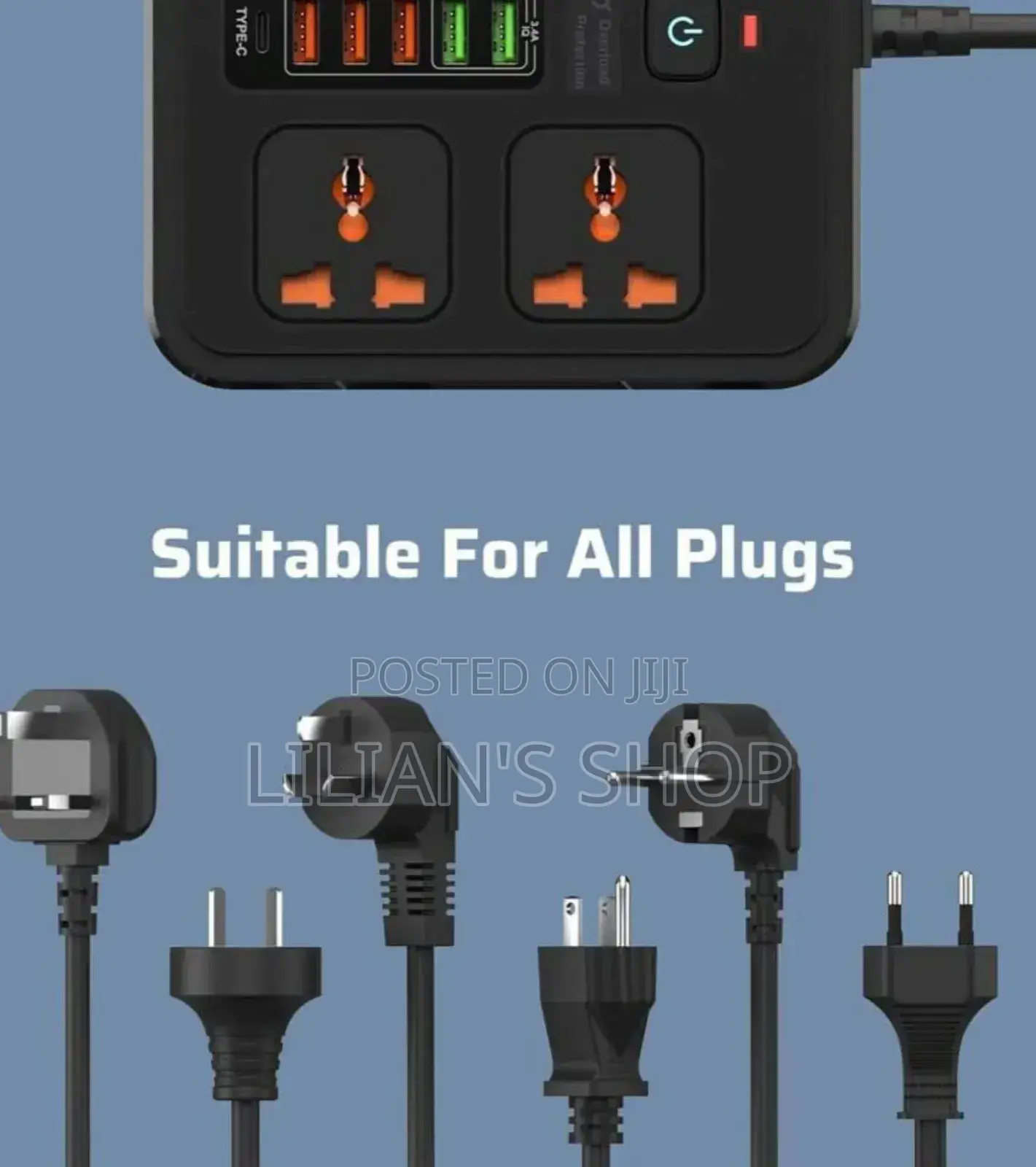 Winningstar 10in1 Powerboard Usb Socket Extension