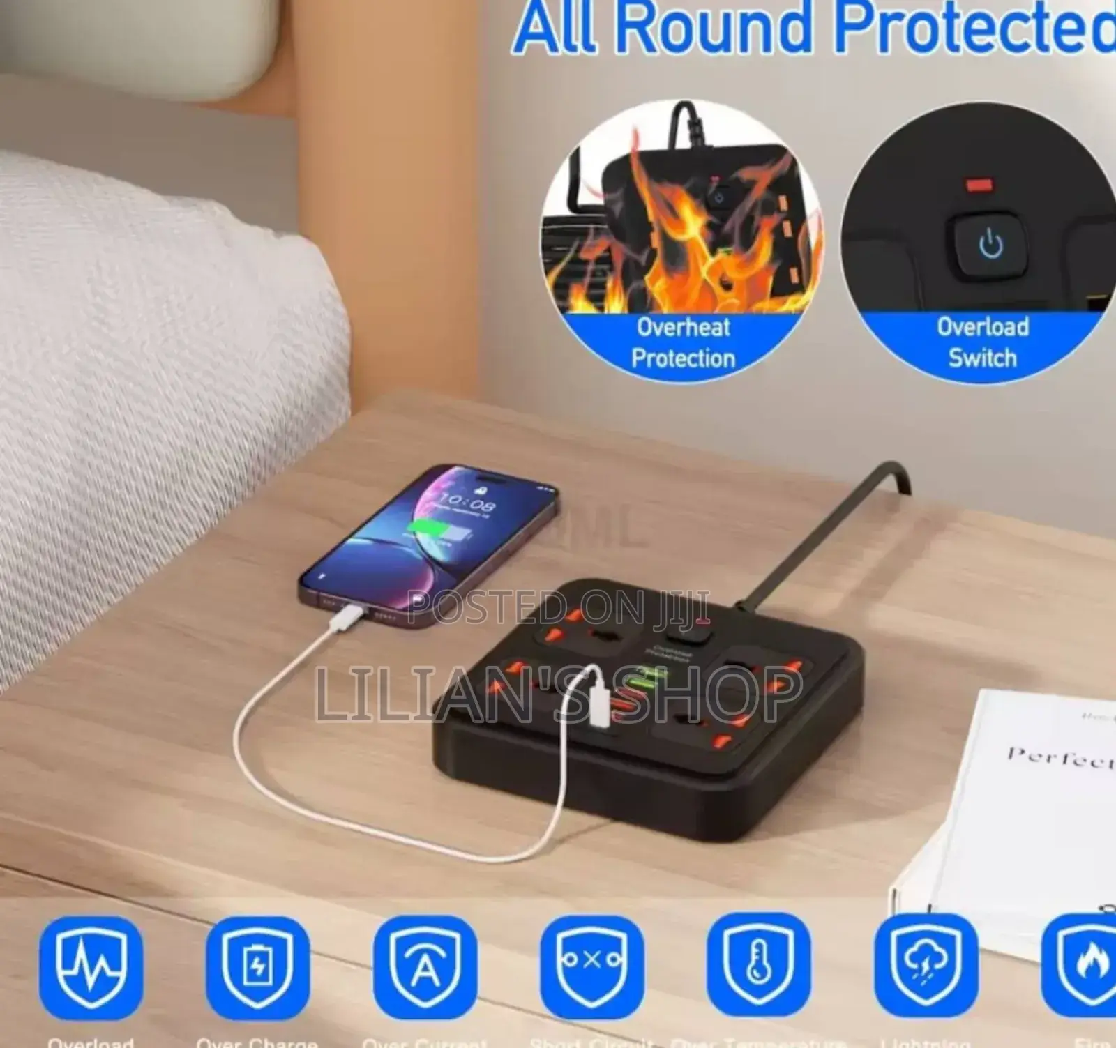Winningstar 10in1 Powerboard Usb Socket Extension