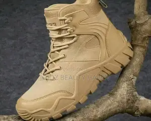 Men's Combat Boots Brown