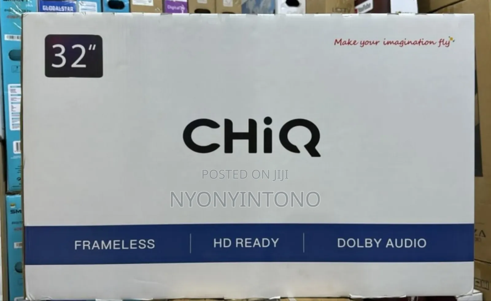 Chiq 32" Flameless Tv With Inbuilt Free to Air Decorder