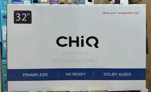 Chiq 32" Flameless Tv With Inbuilt Free to Air Decorder