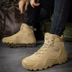 Men's Combat Boots Brown
