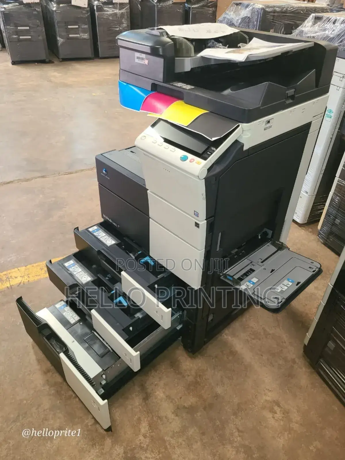 New Stock Bizhub C658 Prints Stores Documents Easily
