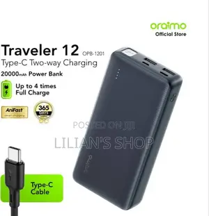 Oraimo Traveler 12 20000mah 12w Power Bank