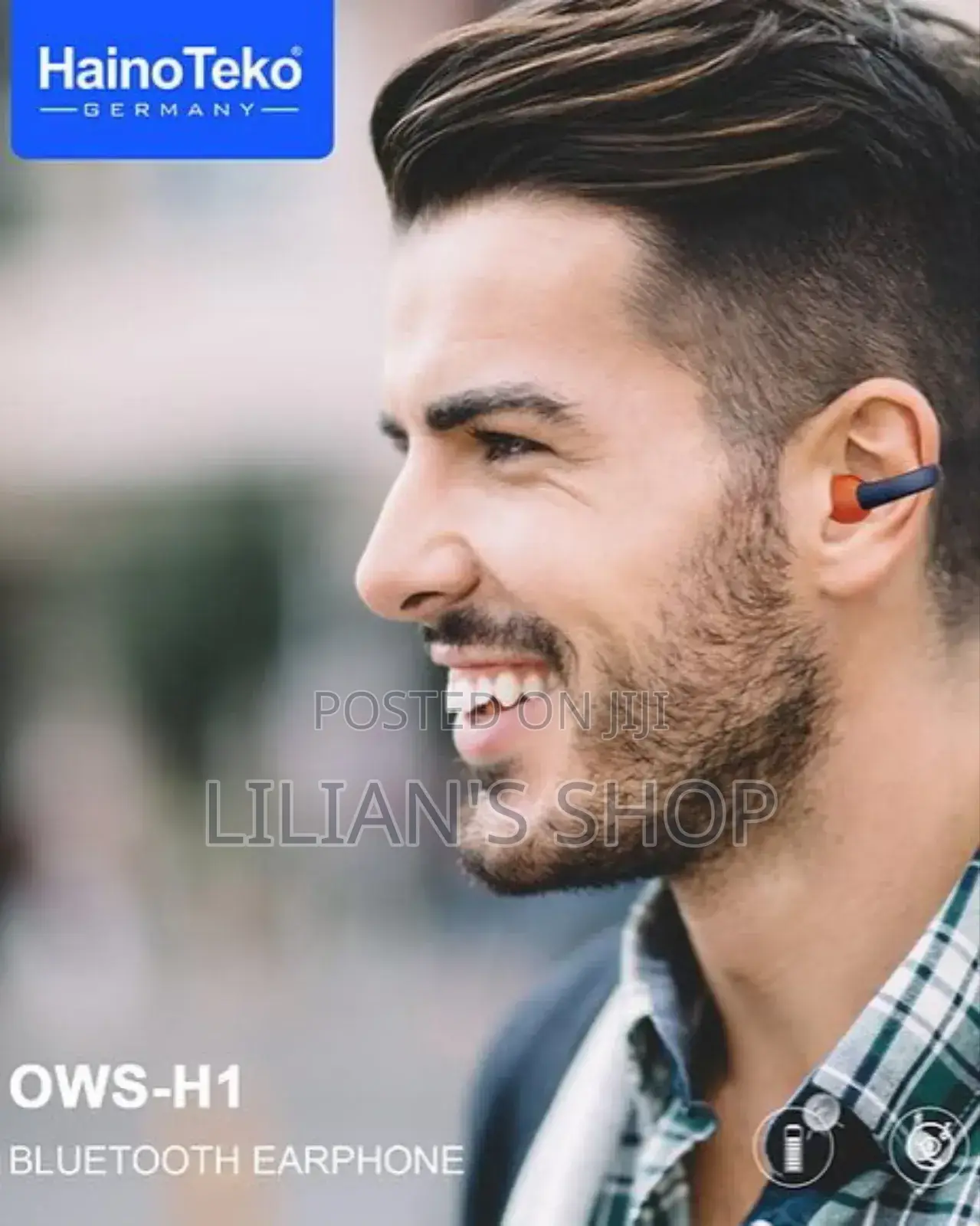 Haino Teko Germany Ows H1 Bluetooth Wireless Earphone