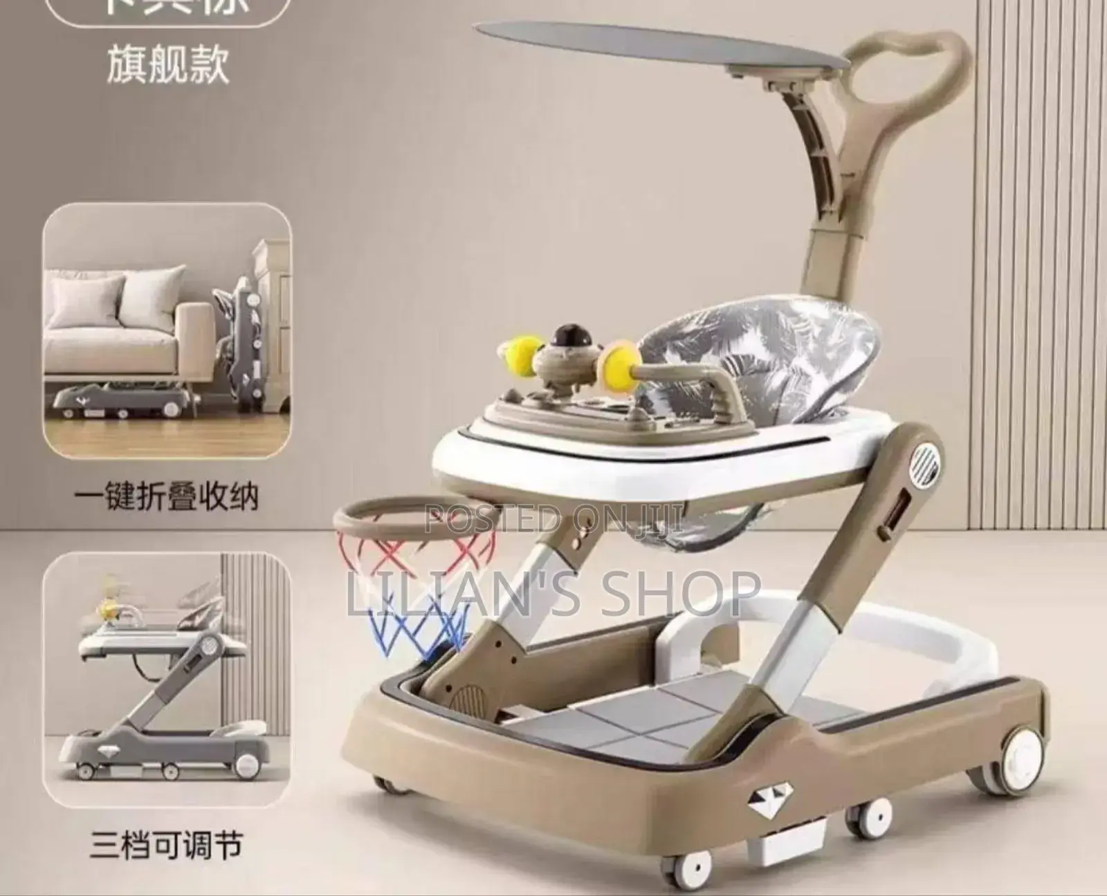 3in1 Multifunction Baby Walker(Walking Assistant)