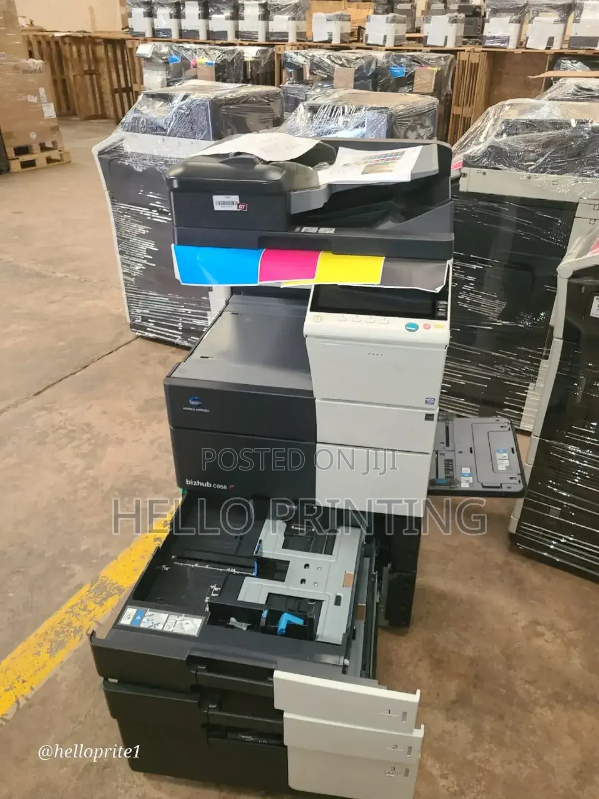 Bizhub C658 New Stock Color Printing for Flyers