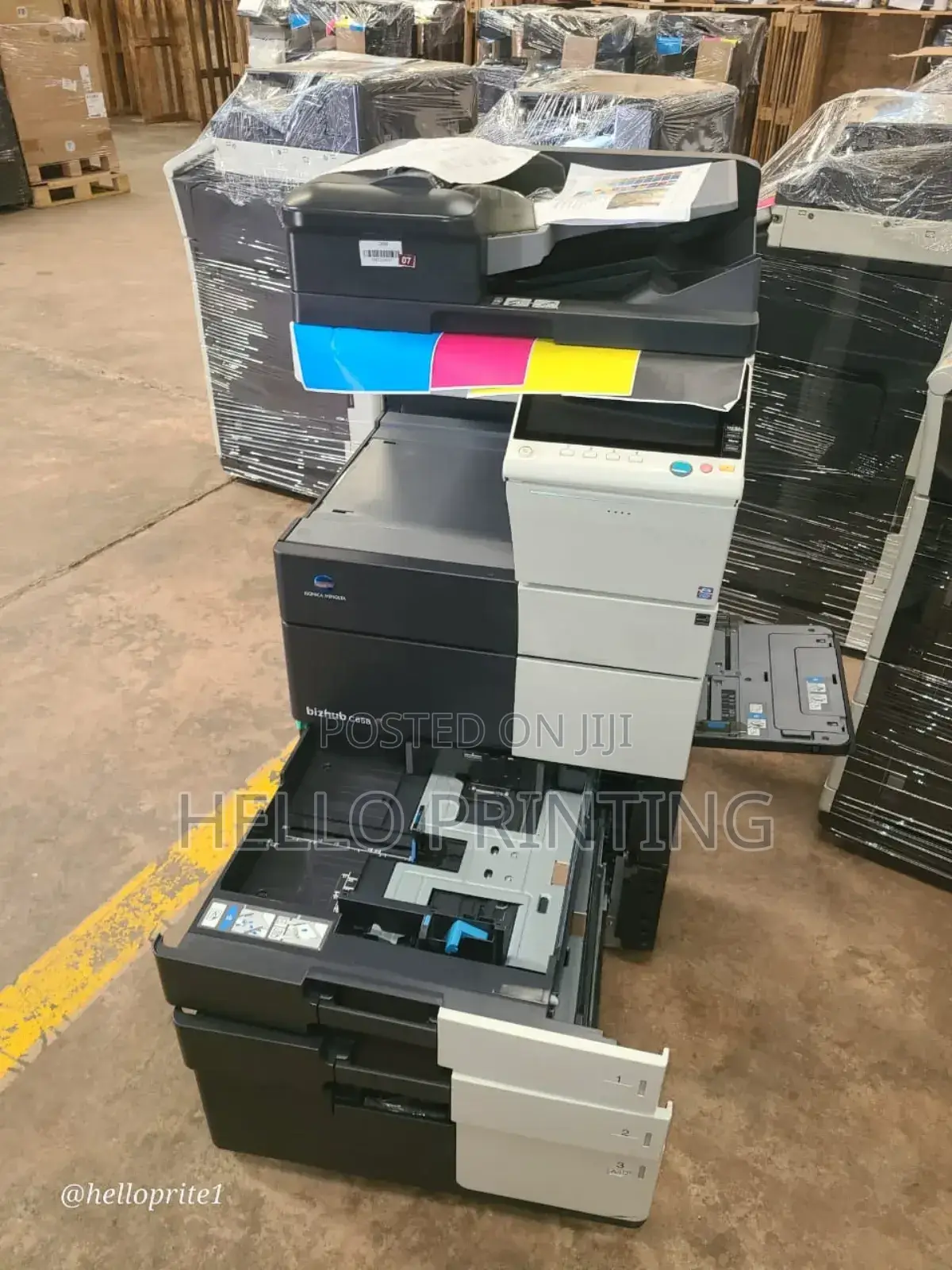 Bizhub C658 New Stock, Handles Thick Paper Types
