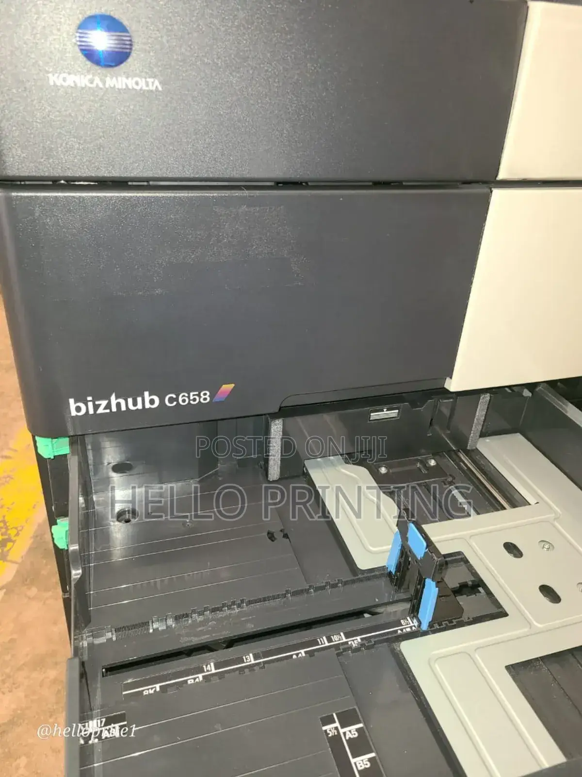 Bizhub C658 New Stock – Smart Touch Controls Help Menu