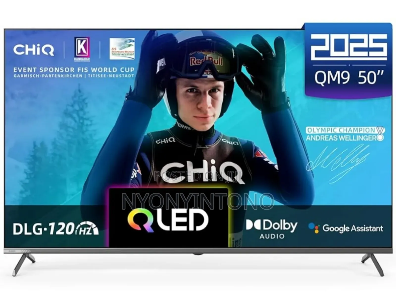 Chiq 50" Smart Android Flameless Uhd Tv