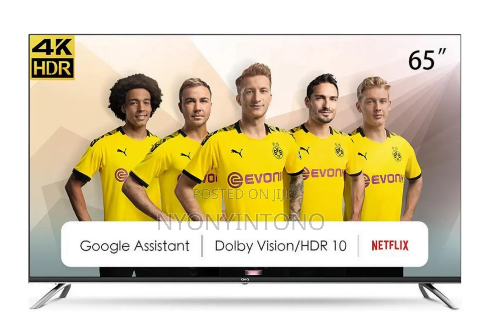 Chiq 65" Uhd Smart Android Flameless Tv