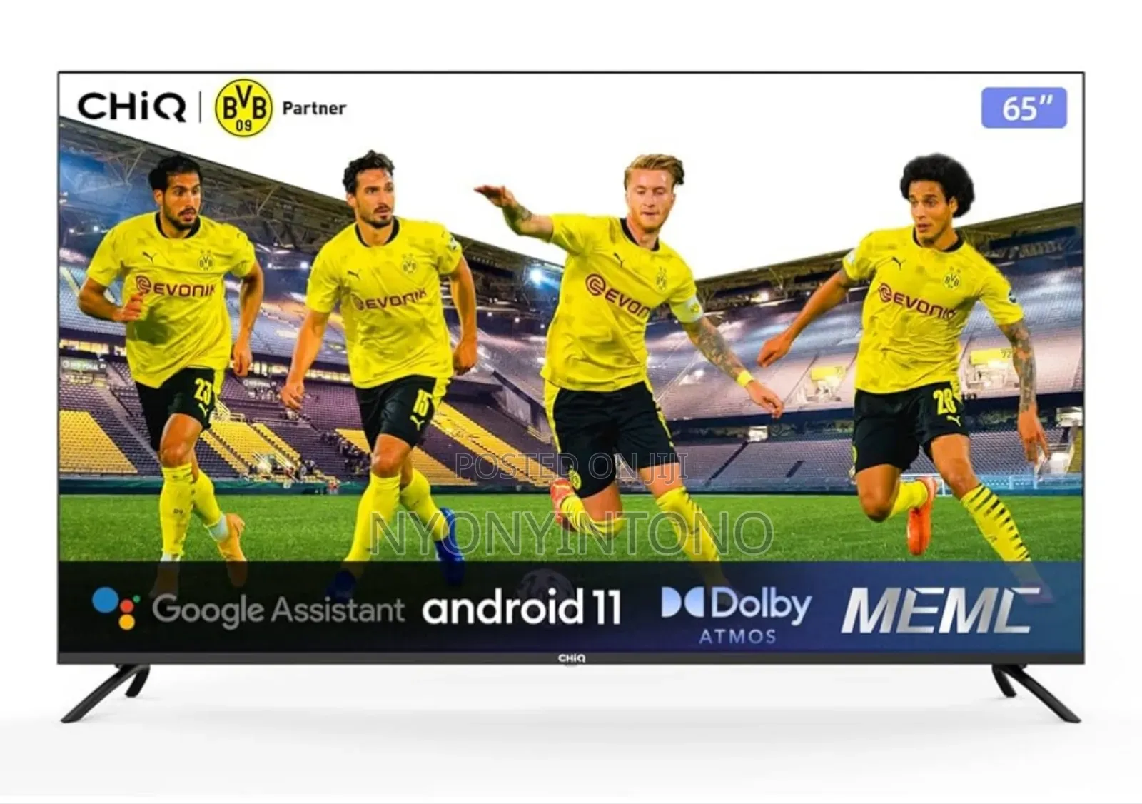 Chiq 65" Uhd Smart Android Flameless Tv