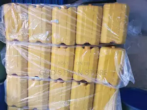 Yellow Plastic Block Jerrycans 20litres 10pcs