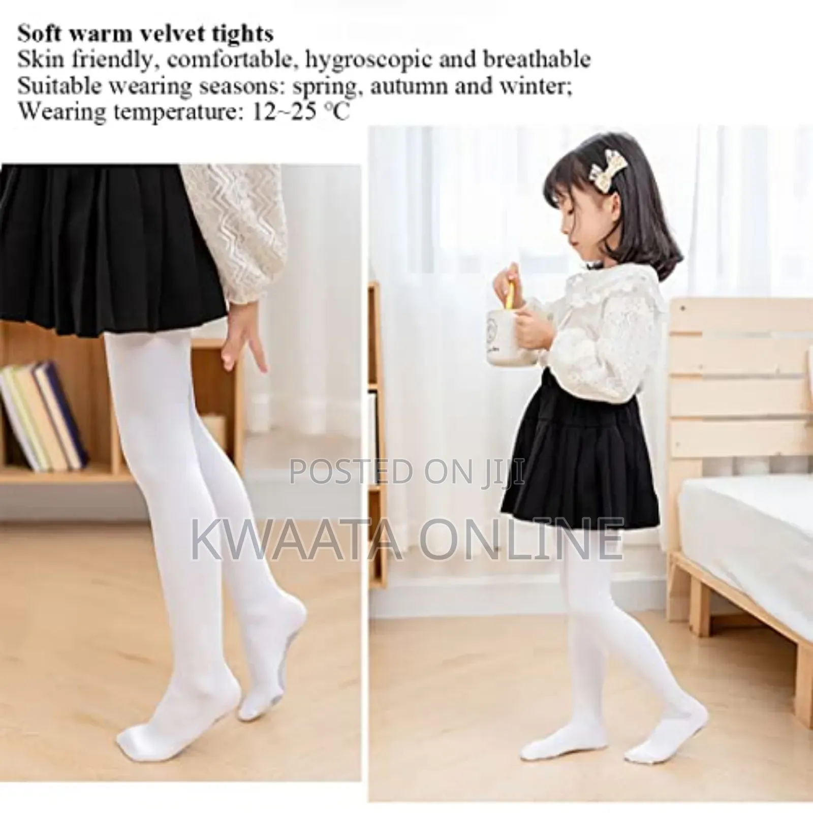 Girls Ballet Tights Cotton Stockings Strechy Soft 1-12 Years