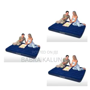 Photo - 1.52m*2.03m*25cm Intex Double Size Inflatable Mattress